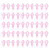 50 Pcs Crosses Shaped Paper Clips Metal Paperclips Bookmarks Office Clips Planner Clips Office Supplies for Student