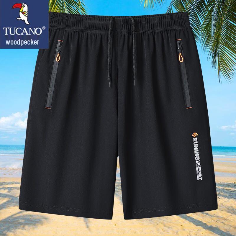 TUCANO Men s Ice Cool Quick-Dry Casual Sports Shorts M
