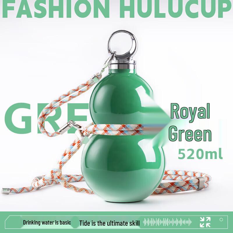 SAMADOYO Portable Gourd Stainless Steel Insulated Water Bottle