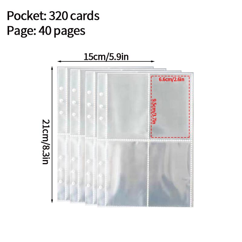 Binder Photocards Holder Binder Photocard Sleeve Background Paper Kpop Photo Album Binder Page Binder Photo Sleeve