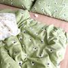 A-Class Cotton Duvet Cover: Double Layer Gauze for Fresh & Simple Style, Fits Single/Double Beds