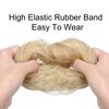 Synthetic Messy Dount Hair Buns Updo Chignon With Elastic Hair Exension for Women Daily Lazy Hair Accessories