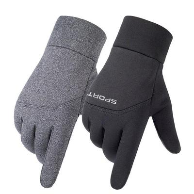 Men's Winter Warm Gloves for Outdoor Running, Mountaineering, Cycling, Football Training, and Cold Protection.