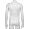 Bluză din dantelă din plasă pentru femei de vară cu mânecă lungă în perspectivă subțire Top guler în V Cardigane din dantelă Cămașă Crop tops