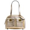 Twin Turnlock 20 Leather Shoulder Bag Small Women Shoulder Bag Light-Gold CDT35-1ZYT0