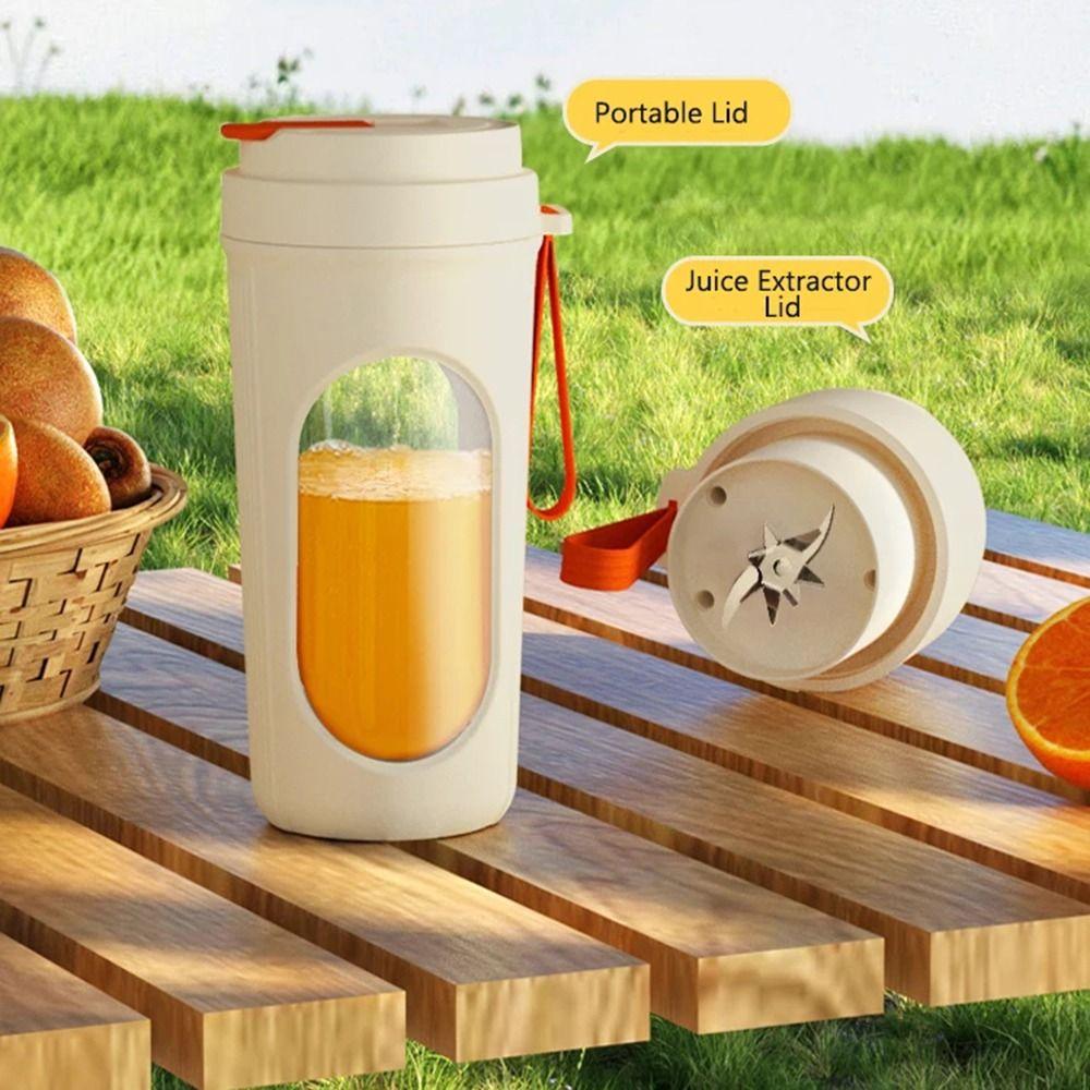 with Straw Automatic Juicing Cup Hanging Lanyard Personal Juicer Bottle Portable Blender  Smoothies
