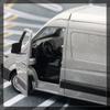 Mașină de jucărie Sprinter, model 1/36 RMZ City, din aliaj turnat sub presiune, ușile cu tragere în spate, care se pot deschide, cadou de colecție pentru copii