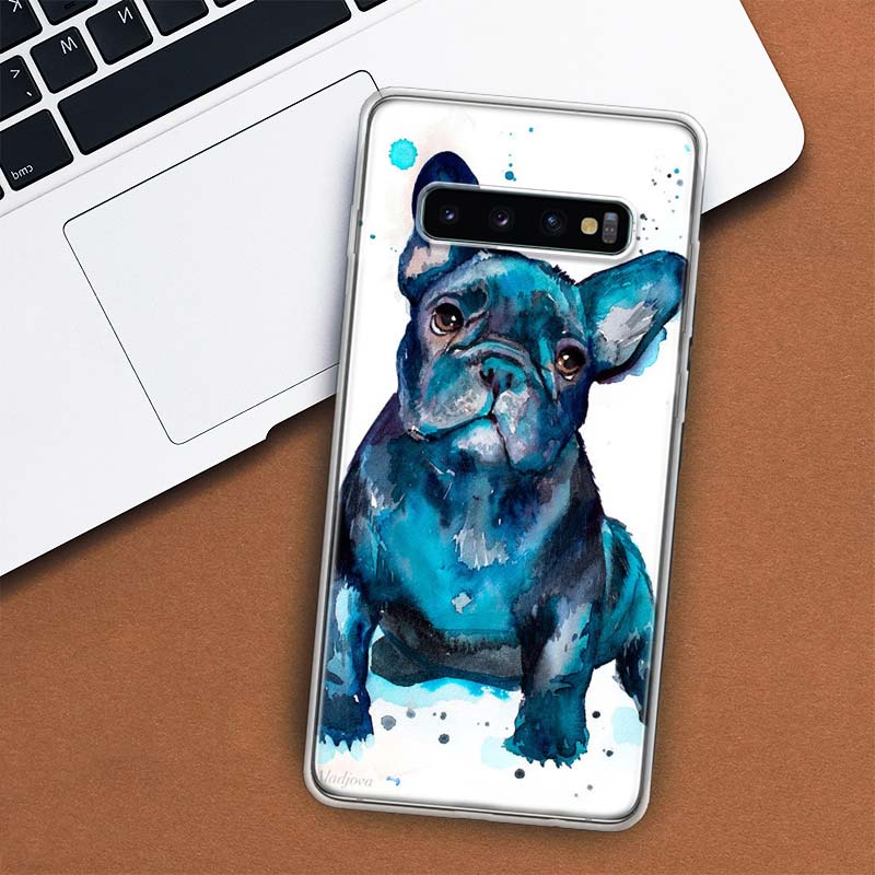 Französische Bulldogge Hund Mops Handyhülle Für Samsung Galaxy S10 Plus S20 FE S21 S22 Ultra S10E S9 S8 + S6 S7 Edge Lite Hülle Coque