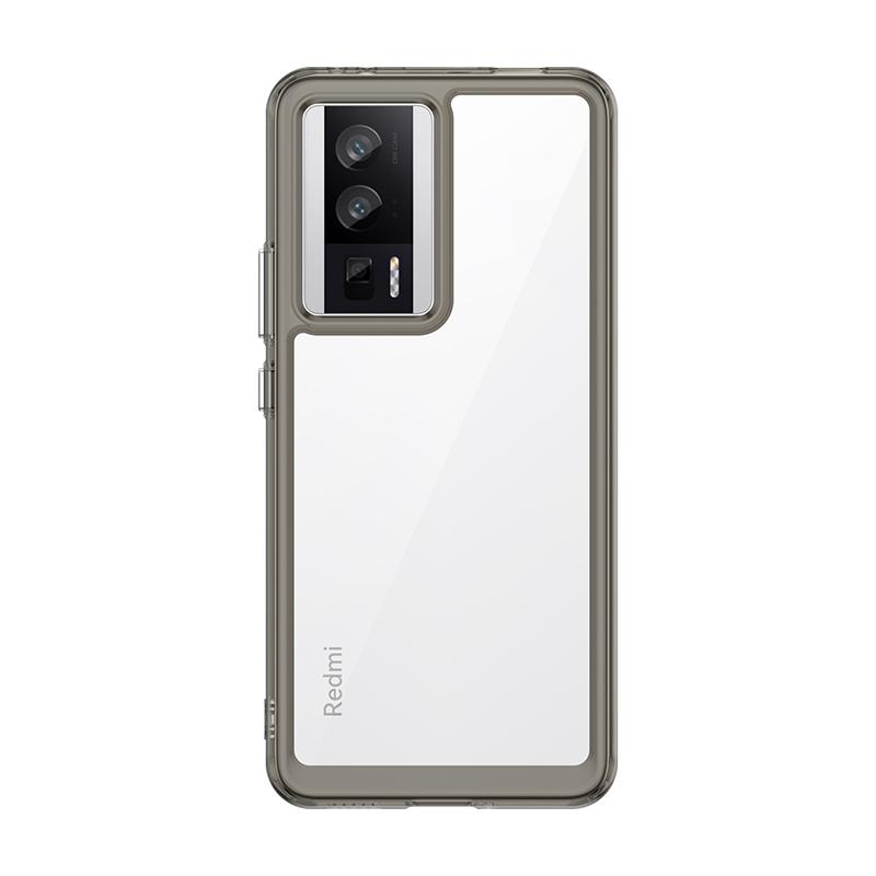 

For Xiaomi Poco F5 Pro Case Cover Poco F5 Pro Capa Shockproof Phone Bumper Clear Transparent Colour For Fundas Poco F 5 F5 Pro For Poco F5 Pro прозорий колір чорний