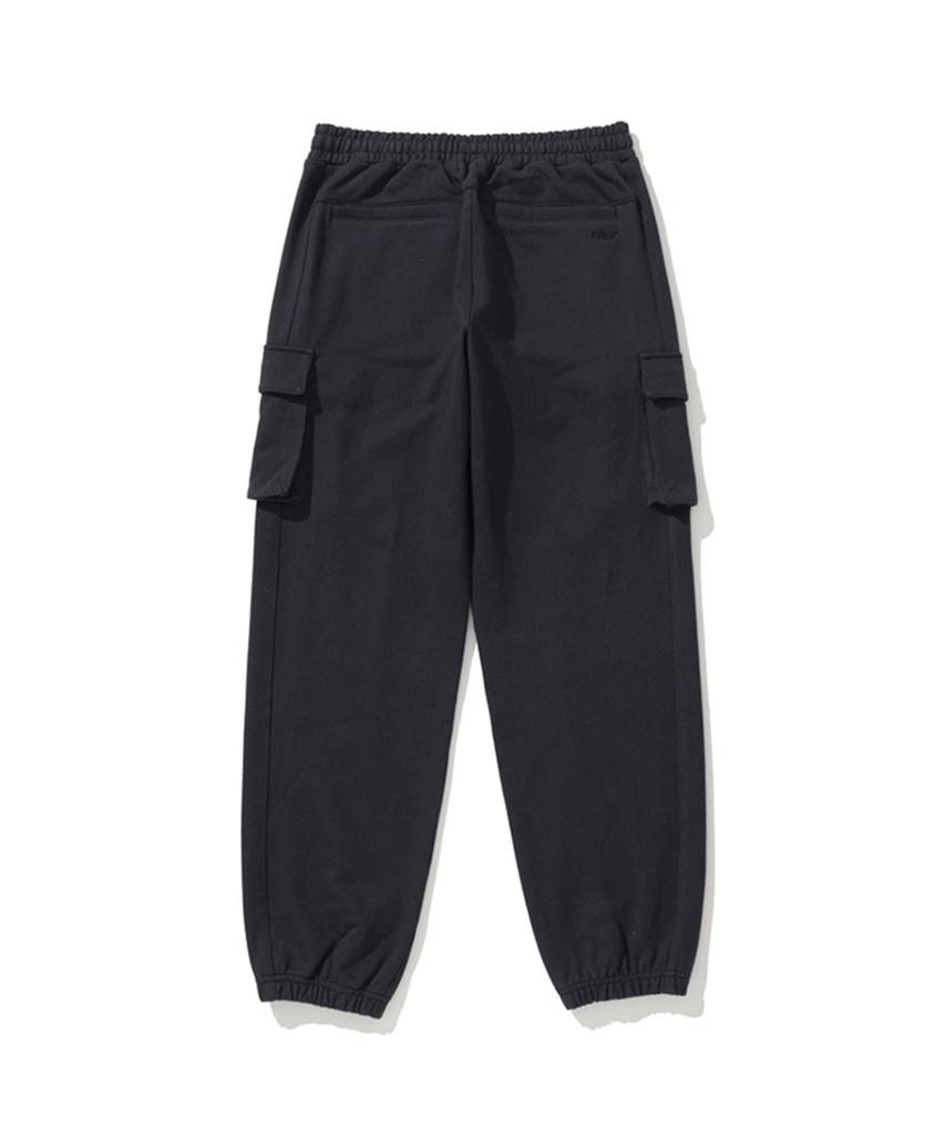 ERER Sweat Cargo Pants Navy