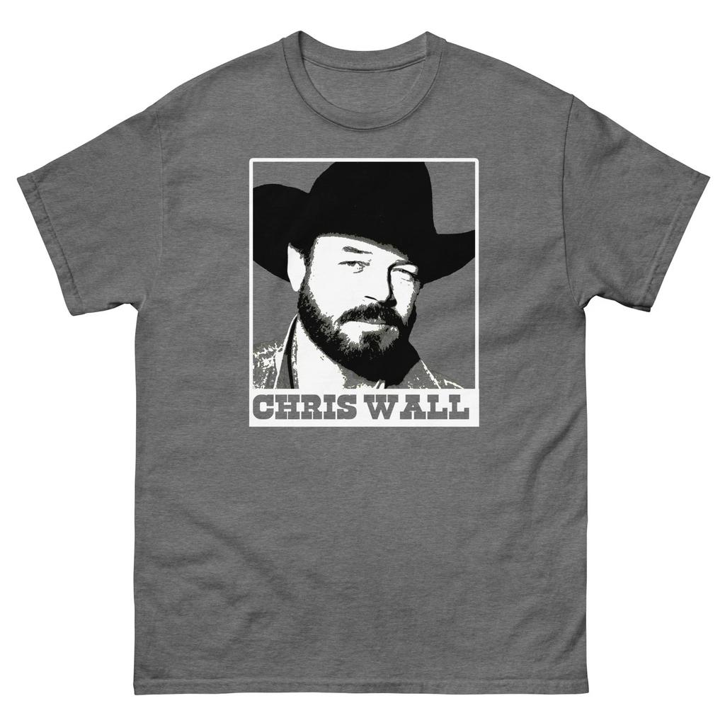Chris Wall Country Singer Gray Graphic Tee T Shirt Unisex Classic Tee
