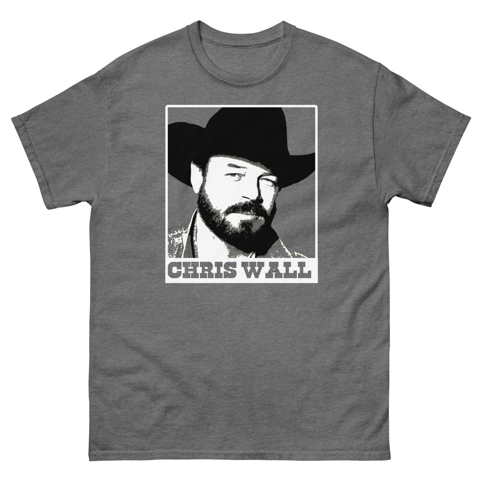 Chris Wall Country Singer Gray Graphic Tee T Shirt Unisex classic tee S