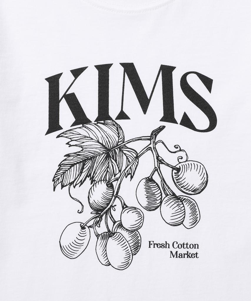 Kimseupeulesikoteunmakes (Unisex) Berry Sketch Tee White