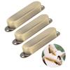 3Pcs Closed Pickup Cover Single No Hole Brass Instrument Guitar Musical AccessoriesBronze