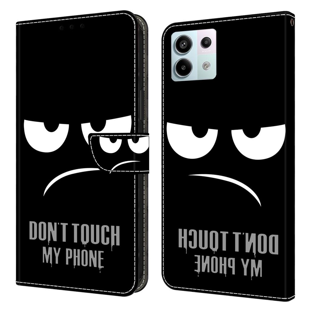 For Xiaomi Redmi Note 13 Pro 5G/Poco X6 5G Case 3D Pattern Flip Wallet PU Leather Phone Cover