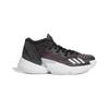 adidas D.O.N. Issue #4 Abrasion Resistant Mid Top Children's Basketball Shoes Black White Children Aged 3 7 Years Old GW9014