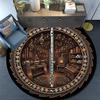 Steampunk Musikwerkstatt Runder Teppich Unter Bürostühlen Schlafzimmer Wohnzimmer Heimdekoration