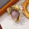 Strawberry Resin Brooch: Sweet Fruit Pin for Women's Coat or Jacket Accessories