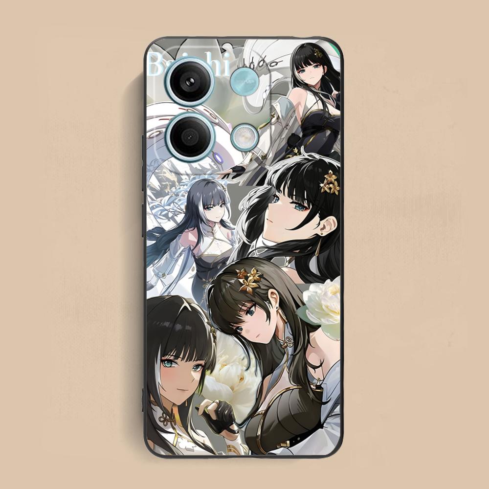 

Wuthering Waves Baizhi Phone Case for Xiaomi Redmi 15 14 13 12 A5 3 2 1 C Plus 4G 5G Soft TPU Shockproof Cover Redmi A1+