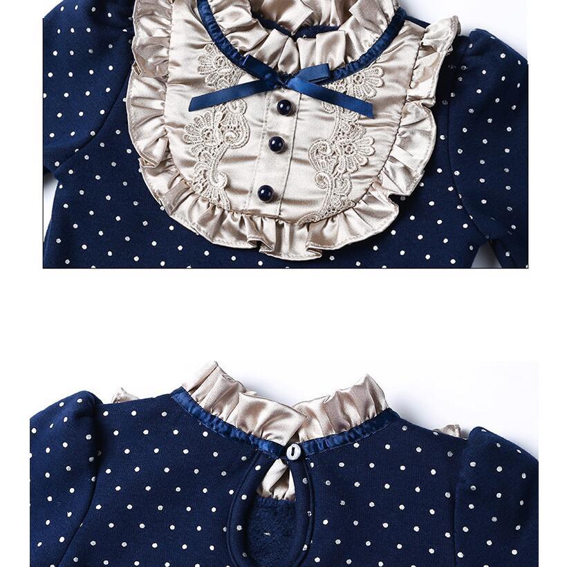 Bebê meninas camiseta primavera outono faculdade vento manga longa impresso renda arco-nó algodão crianças camisa superior