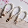 New Arrival DIY Artificial Pearl Short Chain Bag Chain Phone Case Luxury Pearl Beaded KeyChain