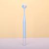 Ultra-Fine Bristle Three-Sided Toothbrush with Tongue Scraper