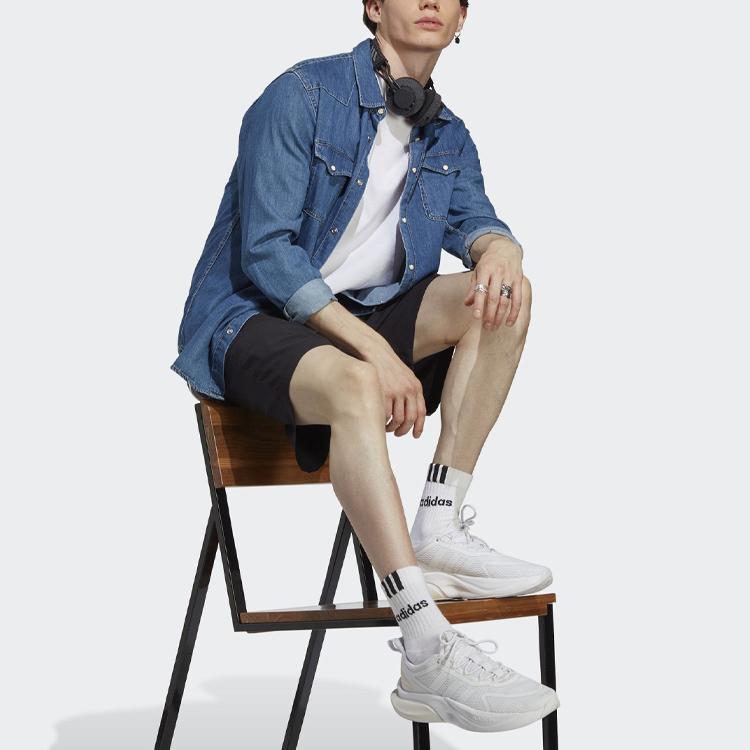 New Adidas Essential Casual Shorts Men Black IC9392