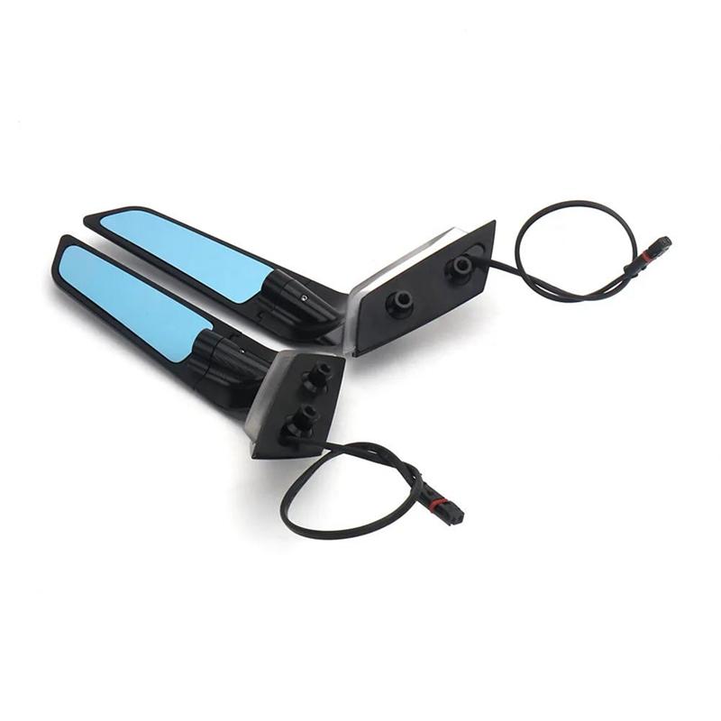 Authentic Side Mirrors With LED Turn Signal Indicator Motorcycle Rearview Mirror For BMW S1000RR S1000 RR S1000rr - Repl