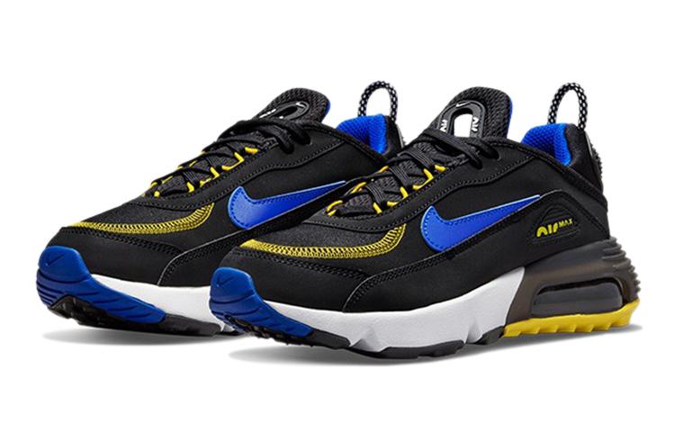 Nike Air Max 2090 Niedrige Laufschuhe für Kinder Schwarz Blau Gelb Jugendliche DH9738-005