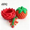 Dragon Toy with Flexible Joints Strawberry Egg Movable Dragon 3D Printed Fidget