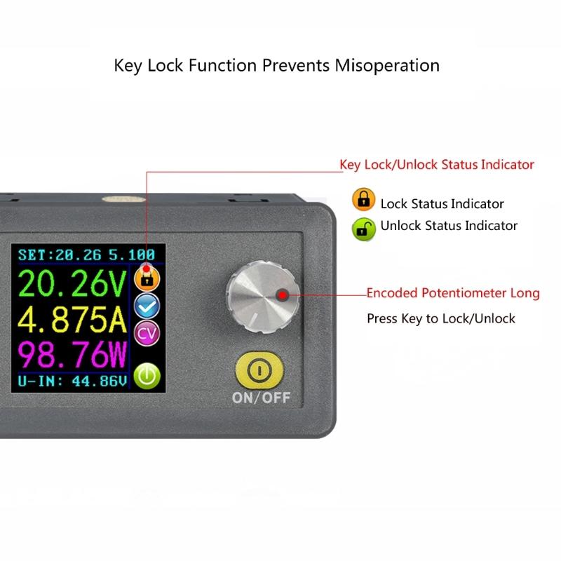 High Accuracy Step Down Voltage Converters Adjustable Current Suitable For Laboratory Equipment Engineering Applications