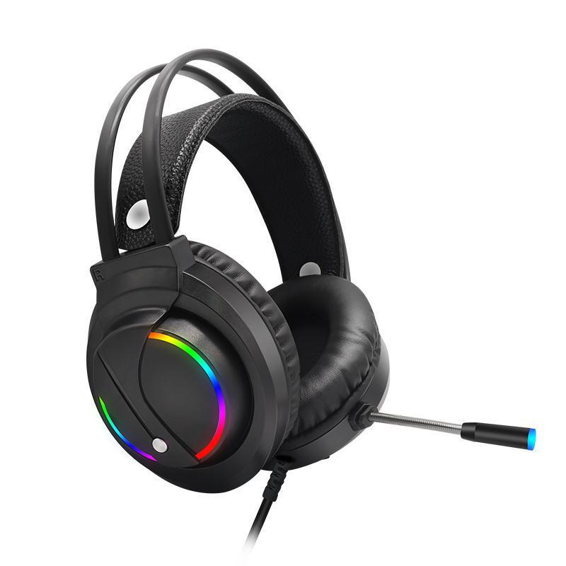 K1 7.1 RGB Φωτιζόμενα Ακουστικά Gaming με Μικρόφωνο για Επιτραπέζιους Υπολογιστές