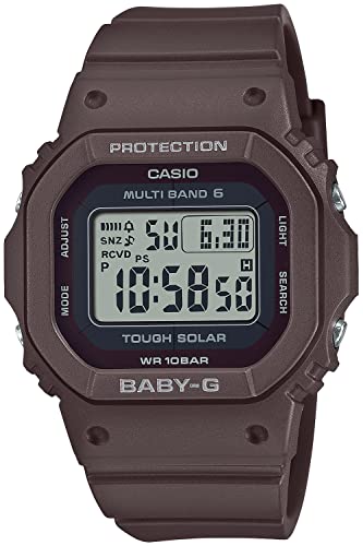 

Casio] Наручные часы Baby Gee [Оригинал Япония] Радиоволновые Солнечные BGD-5650-5JF Женские Коричневые
