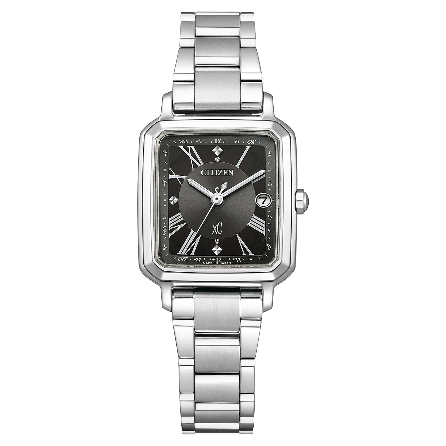 

[Citizen] Cross Sea Photo-powered Eco-Drive Radio Watch Waterproof with Replacement Black Collection Square 2way Model ES9500-69E