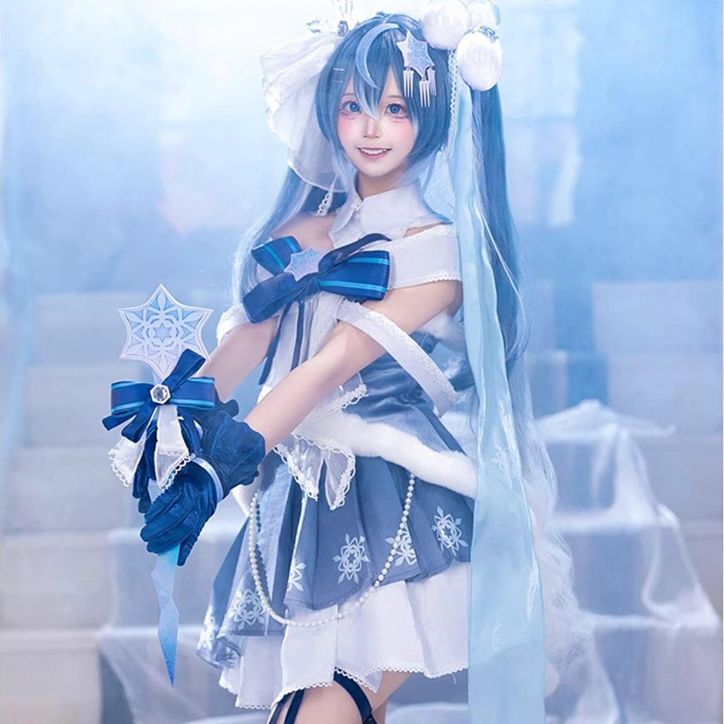 Hatsune Miku Cosplay Halloween SNOW MIKU 2025 [Milky Time]