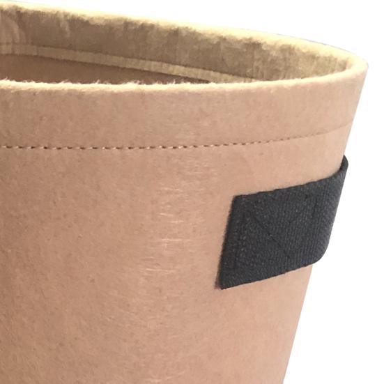 Flowerpot Fabric Grow Bags with Handles And Side Hook And Loop Opening Container Reinforced Stitching Air Circulation Flowerpot for Garden