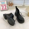Martin Boots Women's Autumn 2025 New British Style Fashionable Versatile Small Foreign Thick Heel Handsome Short Boots