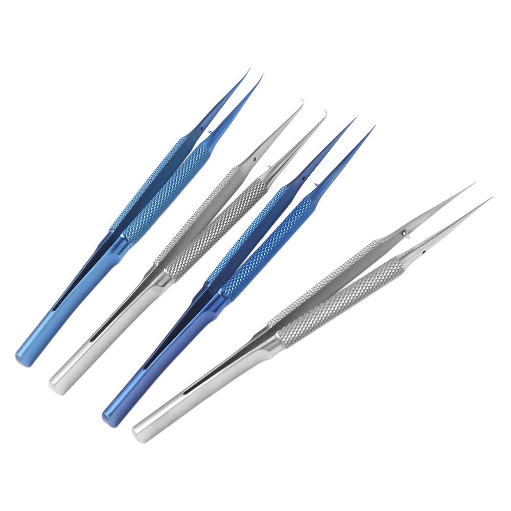 Precision Titanium Zinc Zinc Alloy Tweezers Curved/Straight Tip Precision Tweezers  Motherboard