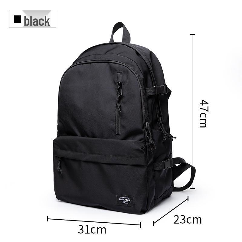 

Летний рюкзак в корейском стиле Мори для студентов - Модная мужская сумка большой вместимости 16-inch чёрный