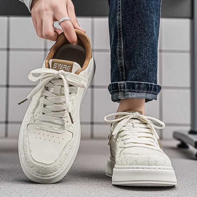 Shoes new spring casual white board shoes youth sports thick soles increase