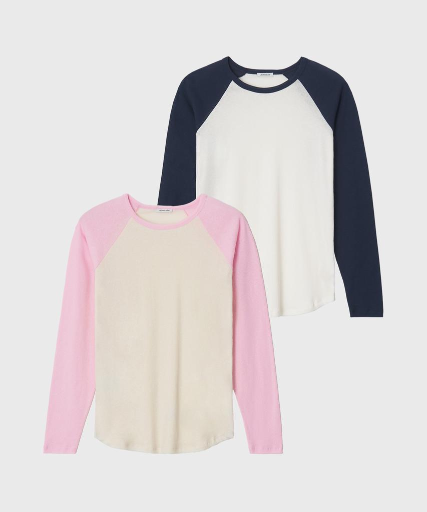 Jeonggamseutyudio Eco Color Block Reglan Long Sleeve_2 Color