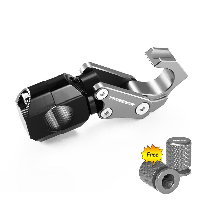 

Для YAMAHA TRACER 900GT Tracer 700 900 GT Tracer700gt MT09 MT07 2025 Аксессуары для мотоциклов Крючок для шлема Крючок для хранения на руле серебряный