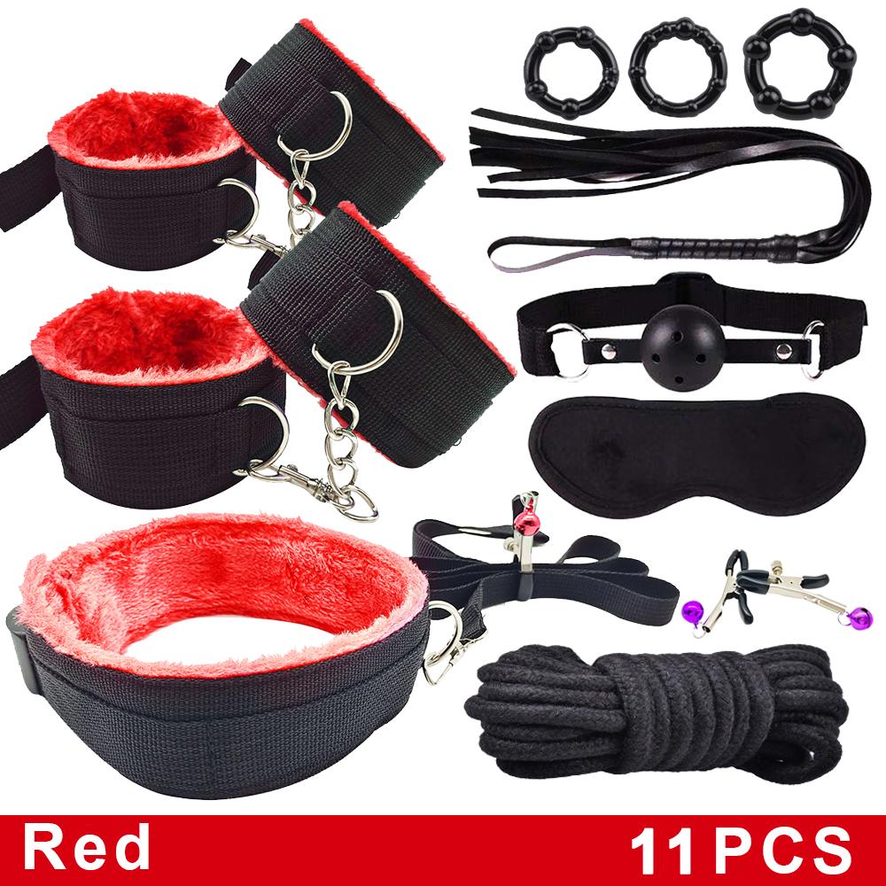 8/11/15PCS Set Sex Toys for Adults 18 Couples Anal Plug Vibrator Handcuffs Gag Set Sex Games Exotic Accessories Sexules Toys