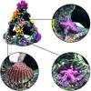GSD Aquarium Colorful Coral Reef Set Fish Tank Decoration Mountain Ornament for Aquarium Environments Decor Accessories, Coral Mountain x 1, Aquatic