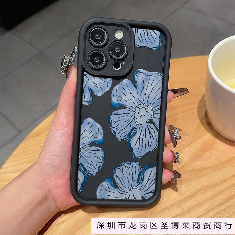 Full screen cute flower iPhone15/16promax mobile phone case 13/12mini Apple 11 anti-drop and dustproof 14
