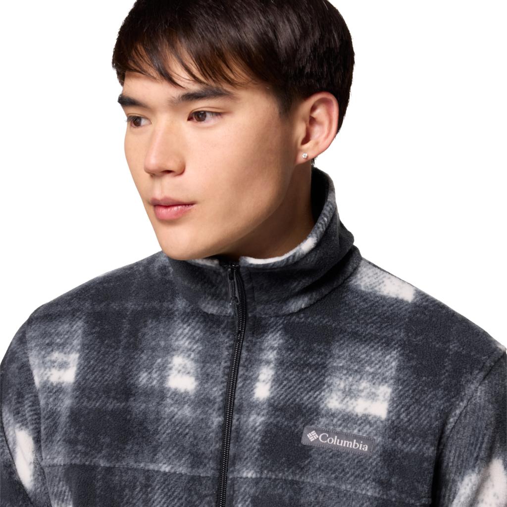Columbia Steens Mountain Printed Jacket, Mens Black Fleece