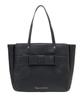 Maison de FLEUR Front Ribbon 3-Room Tote Bag, Black, 08000223300