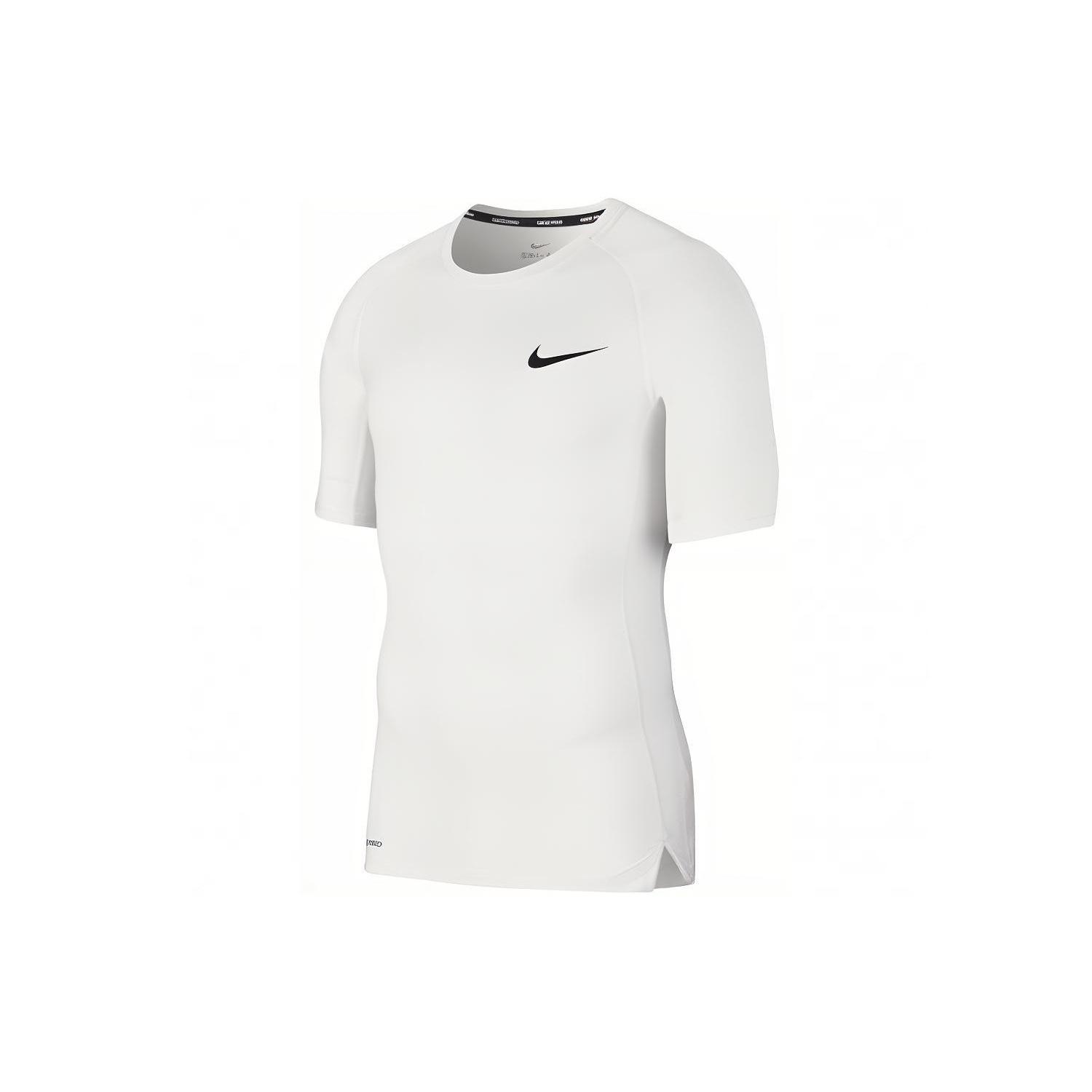 Nike Pro Training Tight Tops Short Sleeve White Men s BV5632-100 S