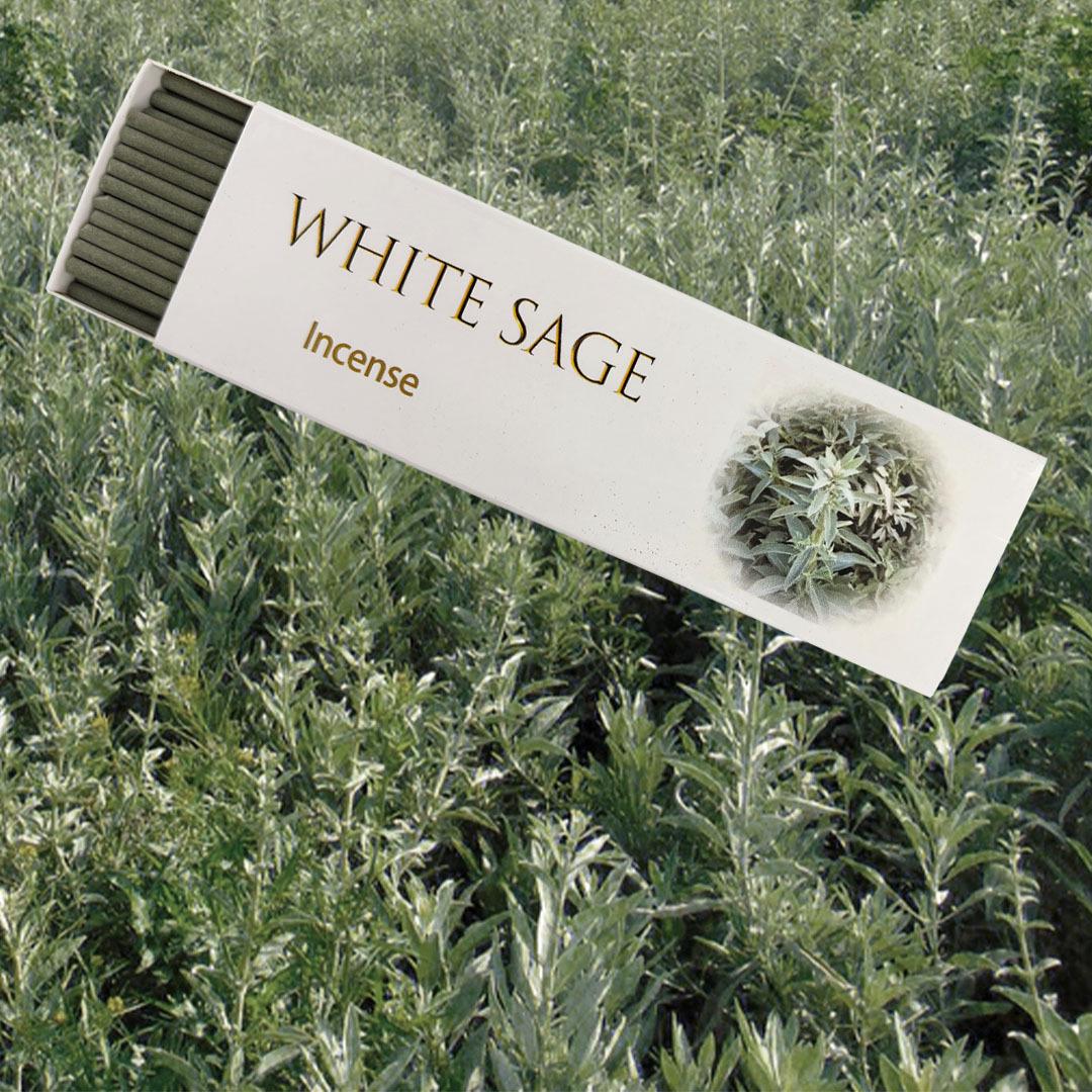 Premium Lemongrass, Palo Santo, White Sage & Cedar Incense Sticks - 12.2cm for Home Use