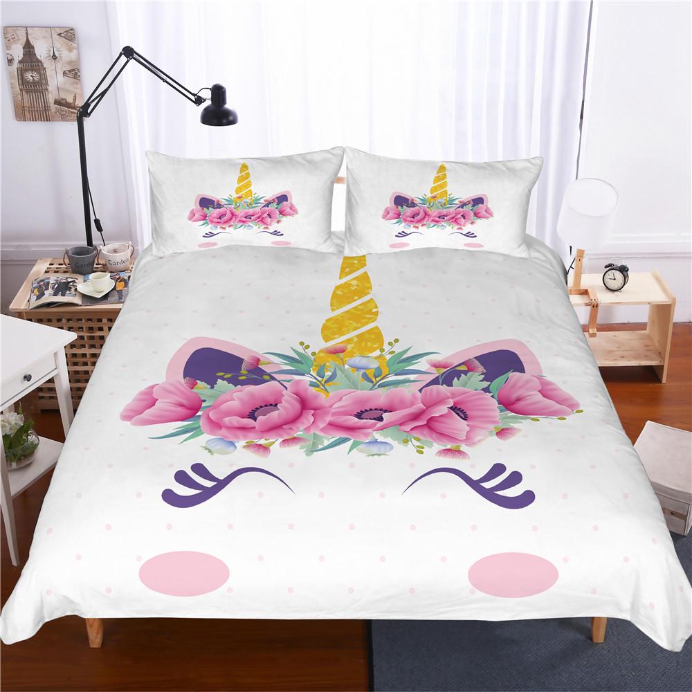 unicorn queen size bed sheets